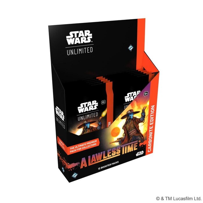 Star Wars: Unlimited A Lawless Time Carbonite Edition - Booster Display