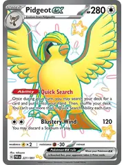 Pokemon Pidgeot ex (221) Lightly Played Holofoil