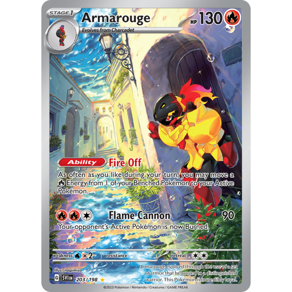 Pokemon Armarouge (203) Near Mint Holofoil