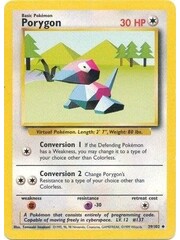 Pokemon Porygon (039) Unlimited Lightly Played