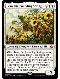 Magic: The Gathering Beza, the Bounding Spring (002) Lightly Played Foil
