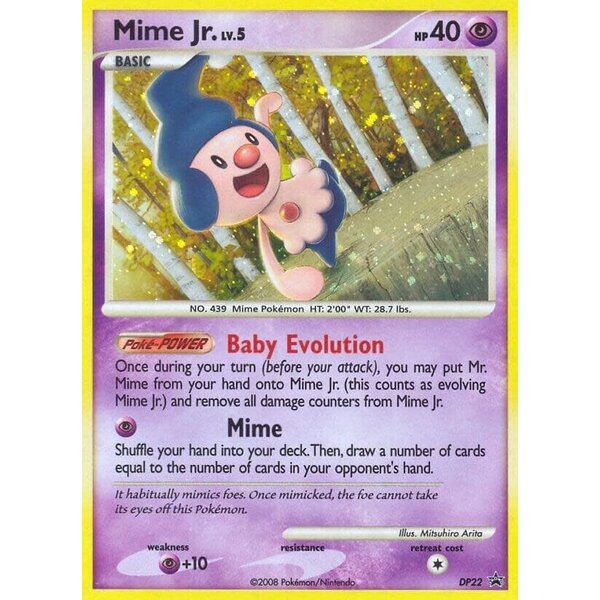 Pokemon Mime Jr. (DP22) Heavily Played
