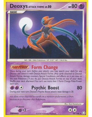 Pokemon Deoxys Attack Forme (024) Moderatly Played