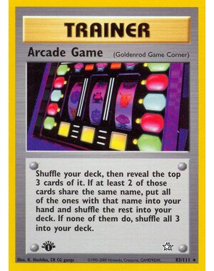 Pokemon Arcade Game (Goldenrod Game Corner) (083) Unlimited Lighty Played