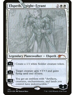 Magic: The Gathering Elspeth, Knight-Errant (Sketch Showcase) (701) Lightly Played Foil