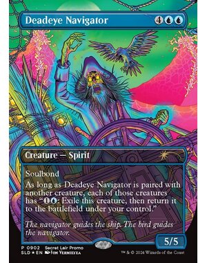 Magic: The Gathering Deadeye Navigator (Rainbow Foil) (902) Lightly Played Foil