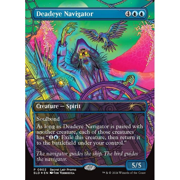 Magic: The Gathering Deadeye Navigator (Rainbow Foil) (902) Lightly Played Foil