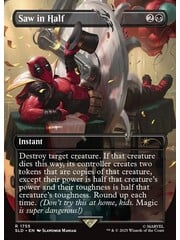 Magic: The Gathering Saw in Half (Rainbow Foil) (1755) Lightly Played Foil