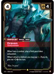 UVS Games Draven - Vanquisher (Alternate Art) (020a) Near MInt