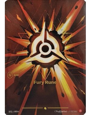 UVS Games Fury Rune (Alternate Art) (R01a) Near MInt