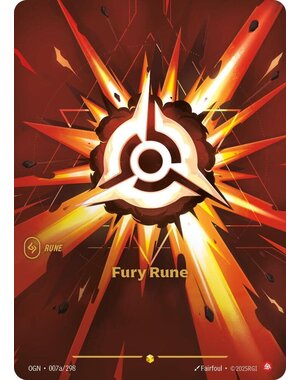 UVS Games Fury Rune (Alternate Art) (007a) Near MInt