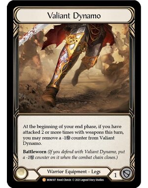 Flesh and Blood Valiant Dynamo (107) Lightly Played Foil
