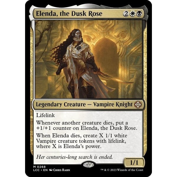 Magic: The Gathering Elenda, the Dusk Rose (268) Lightly Played