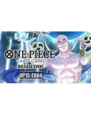 Bandai 4/02/26 Fountain Valley One Piece Adventure on Kami's Island [OP15-EB04] Release Event Thursday 630 PM