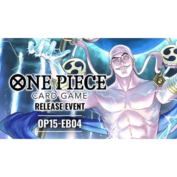 Bandai 4/01/26 Lake Forest One Piece Adventure on Kami's Island [OP15-EB04] Release Event Wednesday 630 PM