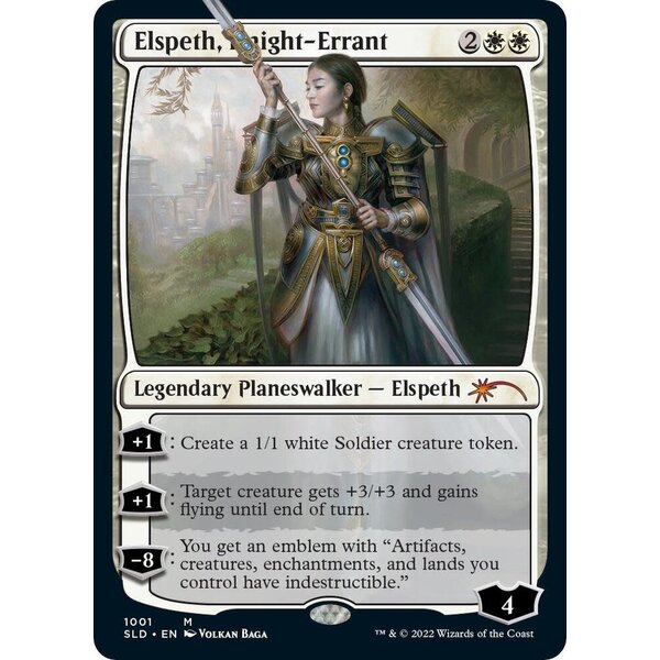 Magic: The Gathering Elspeth, Knight-Errant (1001) Lightly Played Foil