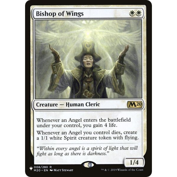 Magic: The Gathering Bishop of Wings (008) Lightly Played