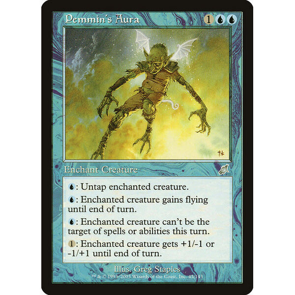 Magic: The Gathering Pemmin's Aura (045) Lightly Played
