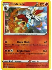 Pokemon Cinderace (Cracked Ice Holo) (036) Lightly Played