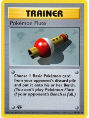 Pokemon Pokemon Flute (Shadowless) (086) 1st Edition Heavily Played