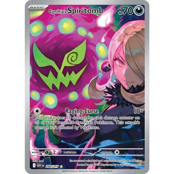 Pokemon Cynthia's Spiritomb (244) Lightly Played Holofoil