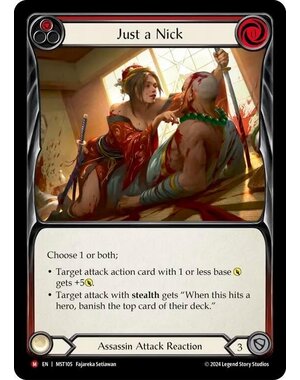 Flesh and Blood Just a Nick (105) Lightly Played