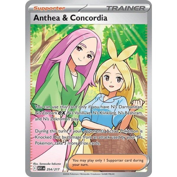 Pokemon Anthea & Concordia (254) Lightly Played