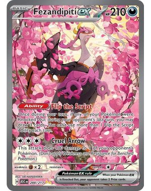 Pokemon Fezandipiti ex (288) Near Mint Holofoil