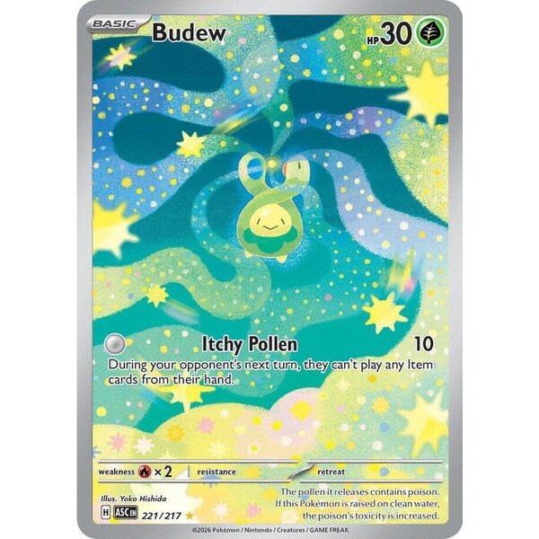 Pokemon Budew (221) Lightly Played Holofoil