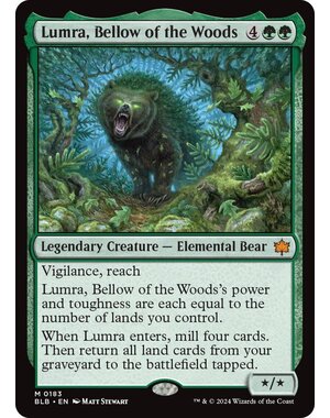 Magic: The Gathering Lumra, Bellow of the Woods (183) Moderately Played