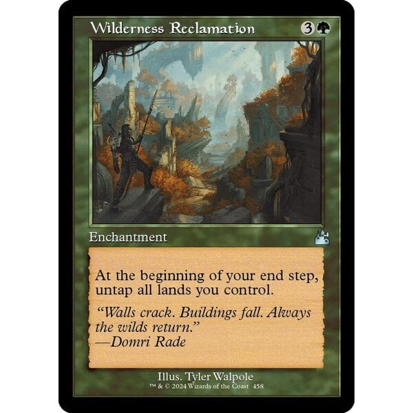 Magic: The Gathering Wilderness Reclamation (Retro Frame) (458) Lightly Played