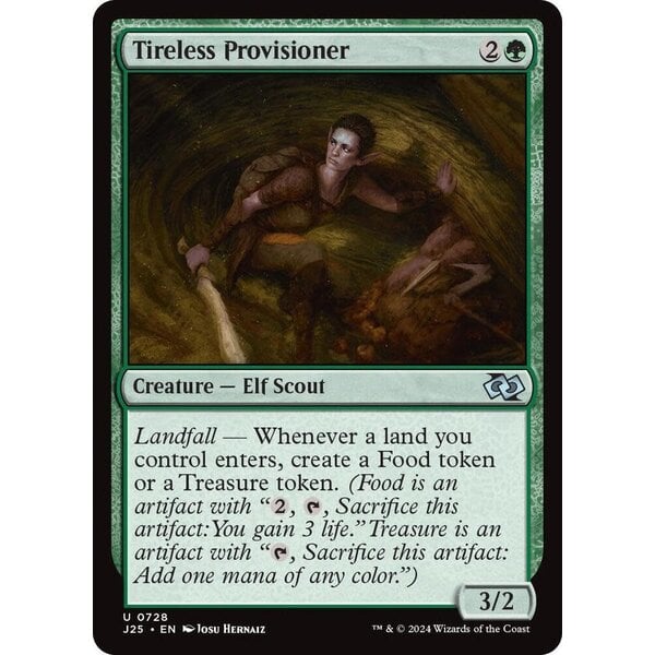Magic: The Gathering Tireless Provisioner (728) Lightly Played