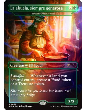 Magic: The Gathering La abuela, siempre generosa - Treless Provisioner (Rainbow Foil) (2057) Lightly Played Foil