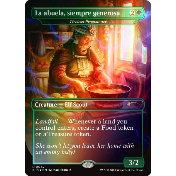 Magic: The Gathering La abuela, siempre generosa - Treless Provisioner (Rainbow Foil) (2057) Lightly Played Foil