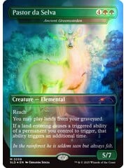 Magic: The Gathering Pastor da Selva - Ancient Greenwarden (Rainbow Foil) (2059) Lightly Played Foil