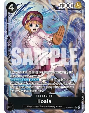 Bandai Koala (Alternate Art) (EB03-042) Lightly Played Foil
