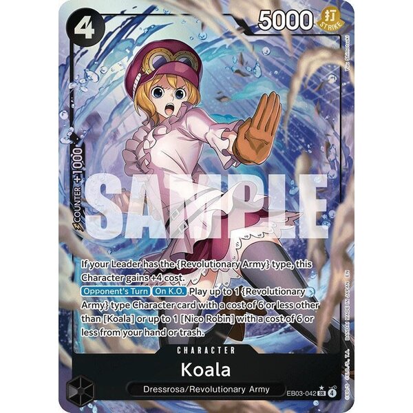 Bandai Koala (Alternate Art) (EB03-042) Lightly Played Foil