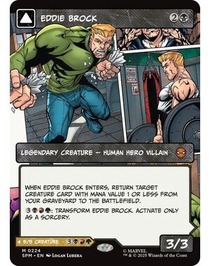 Magic: The Gathering Eddie Brock (Borderless) (224) Lightly Played