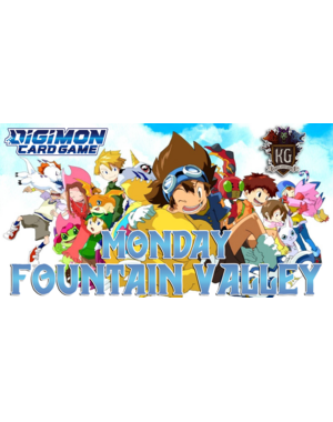 Bandai 4/27/26 Fountain Valley Digimon Constructed Monday 7 PM