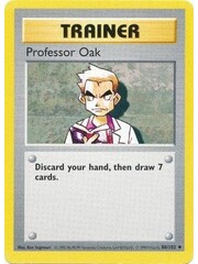 Pokemon Professor Oak (Shadowless) (088) Moderately Played