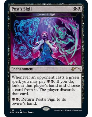 Magic: The Gathering Post's Sigil - Leshrac's Sigil (Post Malone) (1188) Lightly Played Foil