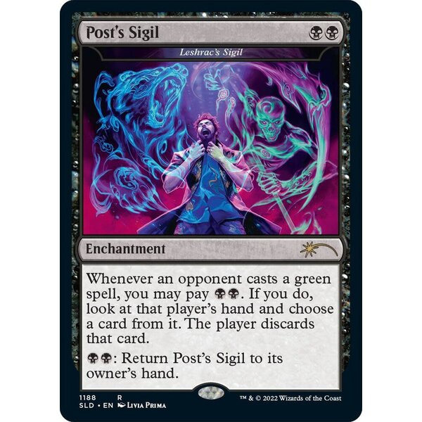 Magic: The Gathering Post's Sigil - Leshrac's Sigil (Post Malone) (1188) Lightly Played Foil