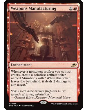 Magic: The Gathering Weapons Manufacturing (168) Lightly Played Foil