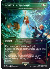 Magic: The Gathering Aerith's Curaga Magic - Heroic Intervention (Rainbow Foil) (1872) Lightly Played Foil
