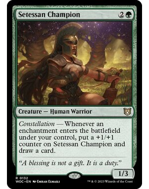 Magic: The Gathering Setessan Champion (132) Lightly Played