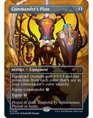 Magic: The Gathering Commander's Plate (1339) Near Mint Foil