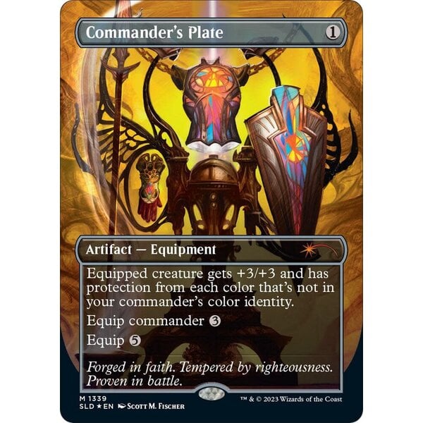 Magic: The Gathering Commander's Plate (1339) Near Mint Foil