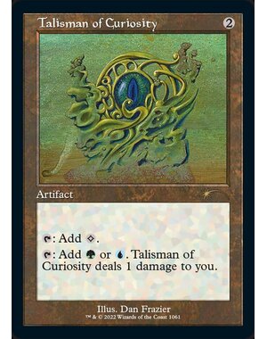 Magic: The Gathering Talisman of Curiosity (Retro Frame) (Foil Etched) (1061) Lightly Played