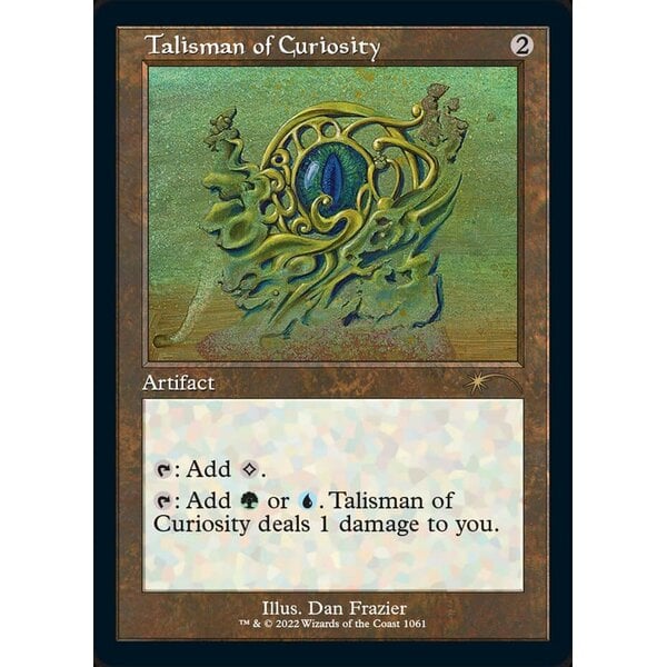 Magic: The Gathering Talisman of Curiosity (Retro Frame) (Foil Etched) (1061) Lightly Played