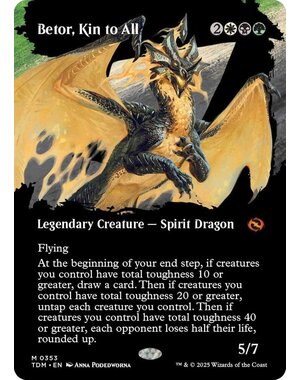 Magic: The Gathering Betor, Kin to All (Borderless) (353) Lightly Played